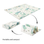 Χαλάκι Δραστηριοτήτων Lorelli πτυσσόμενο διπλής όψης Funny City & Stars