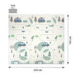 Παιδικό χαλάκι δραστηριοτήτων διπλής όψεως Funny City Lorelli 180x200cm.