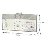 Lorelli χαλάκι δραστηριοτήτων πτυσσόμενο διπλής όψεως Funny City & Stars.