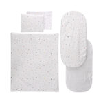 Σετ προίκας καροτσιού Happy Friends Mint Lorelli, βαμβακερό για μωρό.