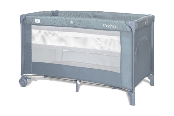 Παρκοκρέβατο Carina Lorelli 2 επιπέδων Blue Stars, παρκοκρέβατο ταξιδιού μωρού.