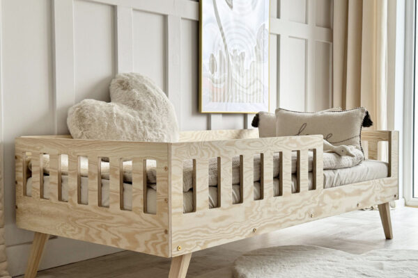 Παιδικό κρεβάτι Verto I Natural 90x200cm Luletto, ξύλινο και άνετο