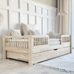 καναπές κρεβάτι basic duo μασίφ ξύλο πεύκου 120x200