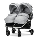Καρότσι Διδύμων Lorelli DUO Grey: Καρότσι διδύμων με ανεξάρτητες θέσεις.