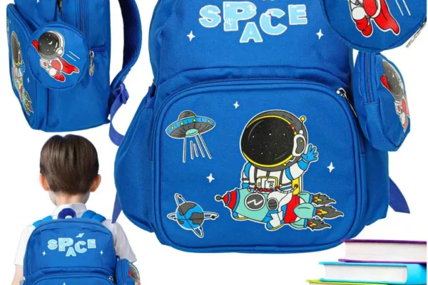 Τσάντα πλάτης Astronaut KX3123 IKONKA, παιδικό σακίδιο νηπιαγωγείου 30cm.