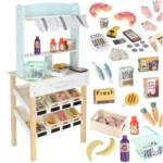 Παιδικό Ξύλινο Σουπέρμαρκετ KX3138 IKONKA: Πάγκος καταστήματος LULILO Melo με ταμειακή.