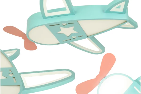 Φωτιστικό οροφής LED Αεροπλάνο KX3168 IKONKA για παιδικό δωμάτιο