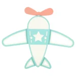 Φωτιστικό οροφής LED Αεροπλάνο KX3168 IKONKA για παιδικό δωμάτιο.