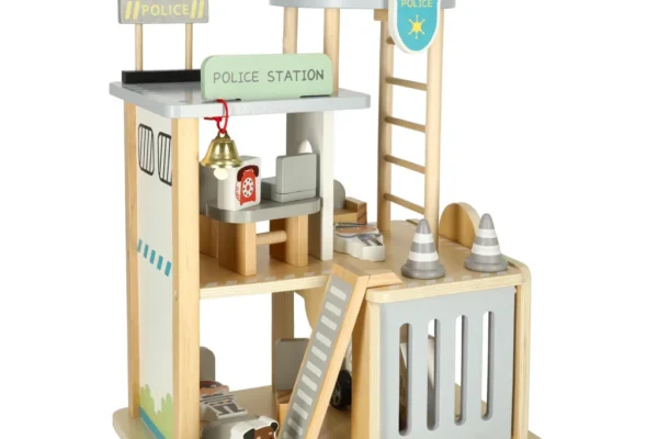 Ξύλινο Αστυνομικό Τμήμα KX3773 IKONKA: παιχνίδι για παιδιά 3+ ετών.