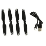 Πτερύγια και καλώδιο φόρτισης για τηλεκατευθυνόμενο Drone KX4051 IKONKA.