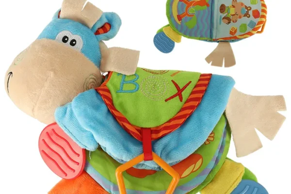 Βρεφικό υφασμάτινο βιβλιαράκι KX4611 IKONKA, μαλακό παιχνίδι για βρέφη.