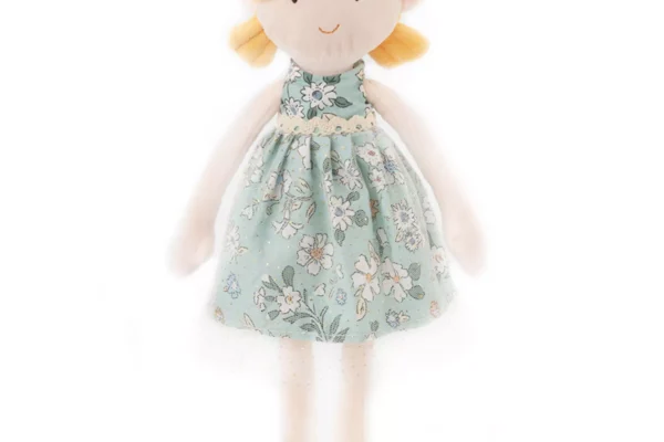 Υφασμάτινη παιδική κούκλα My Lovely Flora λουλουδάτη, 33cm, Amek Toys