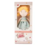 Υφασμάτινη παιδική κούκλα My Lovely Flora 33cm, λουλουδάτη φορεσιά.