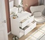 Παιδική συρταριέρα Varia White Cilek με τρία συρτάρια από βακελίτη.