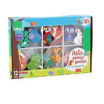 Ξύλινες μεγάλες χάντρες «Κατοικίδια» Vilac: Σετ ξύλινων χαντρών με ζωάκια.