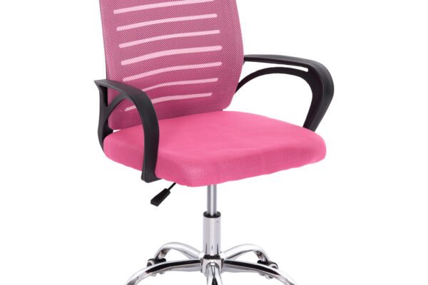 Ροζ εργονομική καρέκλα γραφείου Trail Mesh με μπράτσα 0521261.