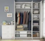 Ντουλάπα 3φυλλη Varia White Cilek: τρίθυρη ντουλάπα varia με βακελίτη.