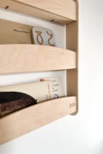 Ραφιέρα Τοίχου Wave Small Natural BabyWood: Παιδικό ράφι τοίχου από ξύλο.