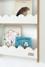 Ραφιέρα Τοίχου Wave Large Natural BabyWood: παιδικό ράφι τοίχου.