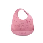 Σαλιάρα σιλικόνης Dark Pink Amek Toys: Σετ ταΐσματος σιλικόνης μωρού.