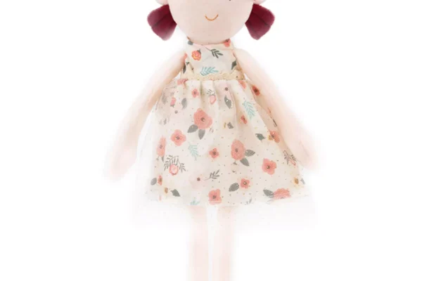 Υφασμάτινη κούκλα My Lovely Flora 33cm Amek Toys με floral φόρεμα.