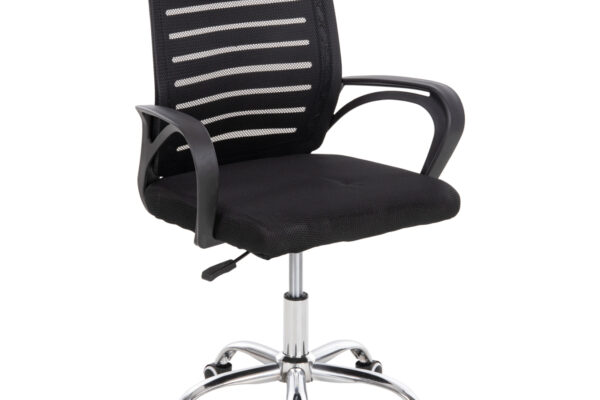 Καρέκλα Γραφείου Trail Black Mesh: Εργονομική καρέκλα γραφείου mesh με μπράτσα.