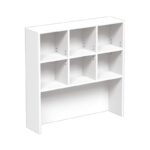 Λευκή εταζέρα γραφείου CasaKids CK00081, πλάτους 100cm, από MDF.