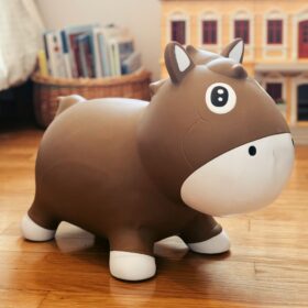 Jolly το αλογάκι KidZZfarm: Φουσκωτό παιχνίδι χοροπηδητού για παιδιά.