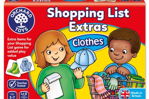 Εκπαιδευτικό παιχνίδι Shopping List Extras Clothes Orchard Toys: ρούχα επέκταση.