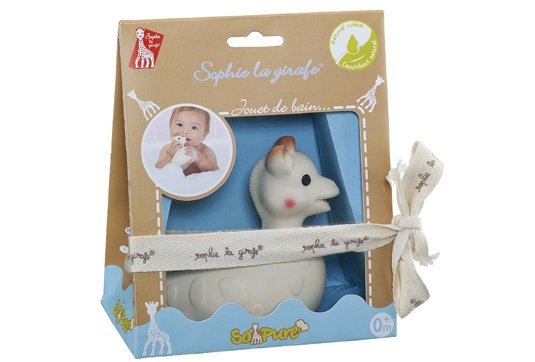 Παιχνίδι μπάνιου S220118 Sophie La Girafe από φυσικό καουτσούκ για μωρά.
