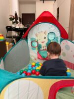 Πισίνα με Μπαλάκια S240133 Sophie La Girafe: πισίνα με μπαλάκια μωρού