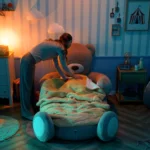 Παιδικό κρεβάτι Teddy Bed TED-1301 Cilek με στρώμα, άνεση και παιχνίδι.