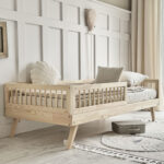 Κρεβάτι Verto Rungs με Προστατευτικό Κάγκελο 23cm Natural  140×200cm  Luletto (Δώρο 10% έκπτωση στο Στρώμα)