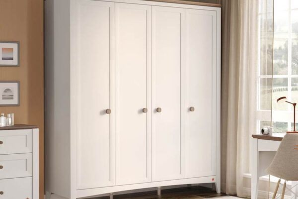 Παιδική 4φυλλη ντουλάπα Lapel LA-1003 Cilek, ιδανική για το παιδικό δωμάτιο.