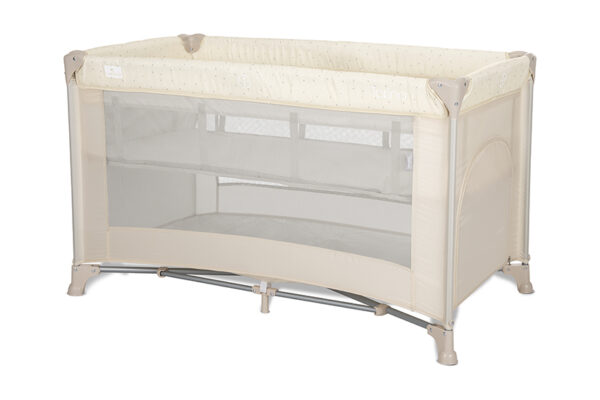 Παρκοκρέβατο ταξιδιού TORINO Lorelli 2 επιπέδων, μπεζ χρώμα.