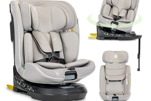 προϊόν Κάθισμα αυτοκινήτου Solaris Isofix SUPPORT LEG Grey Lorelli περιστρεφόμενο 360°.
