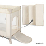 Παρκοκρέβατο TORINO 1 Layer Lorelli: Πρακτικό και ασφαλές παρκοκρέβατο για μωρά.