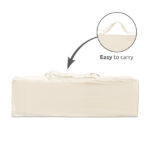 Παρκοκρέβατο TORINO 1 Layer Lorelli σε συσκευασία μεταφοράς με χερούλια.