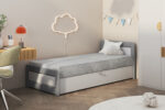 Κρεβάτι Zoe 90x200cm με αποθηκευτικό χώρο, ιδανικό για το παιδικό δωμάτιο.