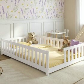 Kρεβάτι Montessori Ivy με κάθετα Κάγκελα