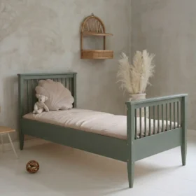 Luletto παιδικό κρεβάτι Boho Natural 100x200cm από μασίφ ξύλο.