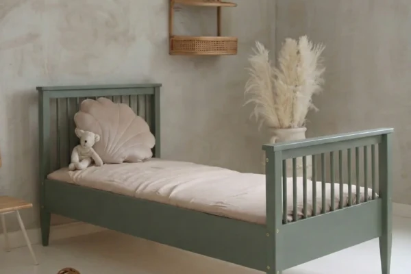 Luletto παιδικό κρεβάτι Boho Natural 100x200cm από μασίφ ξύλο.