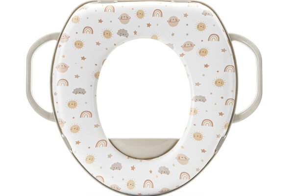 προϊόν Βάση τουαλέτας Lorelli "PLANETS" με μαλακό κάθισμα και λαβές.