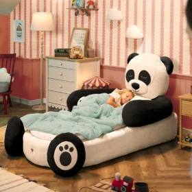 Παιδικό κρεβάτι Panda Bed PANDA-1304 Cilek με στρώμα. Ένα αξιαγάπητο κρεβάτι Panda Bed για παιδιά.