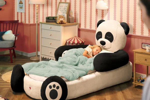 Παιδικό κρεβάτι Panda Bed PANDA-1304 Cilek με στρώμα. Ένα αξιαγάπητο κρεβάτι Panda Bed για παιδιά.