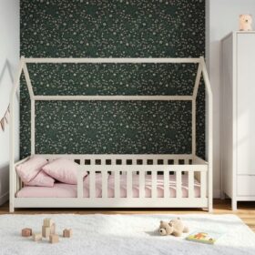 Κρεβάτι Σπιτάκι Noah από μασίφ ξύλο Cotton 90x200cm, κρεβάτι montessori.