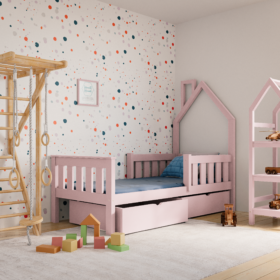 Κρεβάτι Aga με Συρτάρια από μασίφ ξύλο