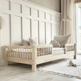 Luletto: Καναπές κρεβάτι Basic Duo 100x200cm από φυσικό ξύλο.