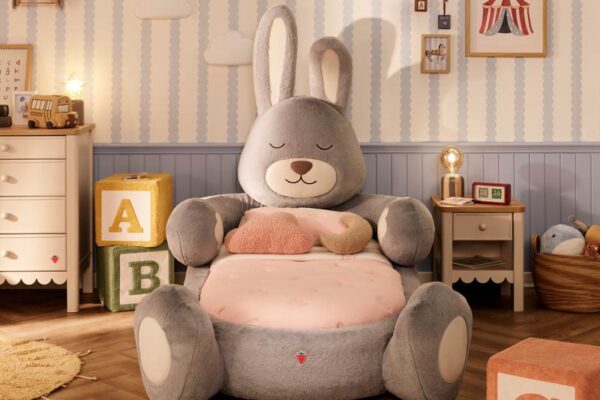 Παιδικό Κρεβάτι Bunny Bed BUNNY-1303 Cilek με στρώμα. Ένα χαριτωμένο κρεβάτι για παιδιά.