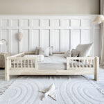 Luletto: Καναπές κρεβάτι Basic Duo 100x200cm από φυσικό ξύλο.